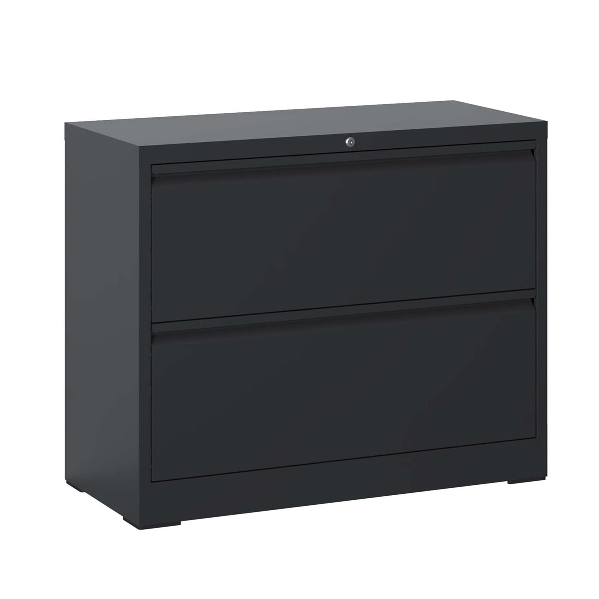 Sumyeg File cabinet Black 2-Drawer 35.43-in File Cabinet
