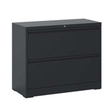 Sumyeg File cabinet Black 2-Drawer 35.43-in File Cabinet