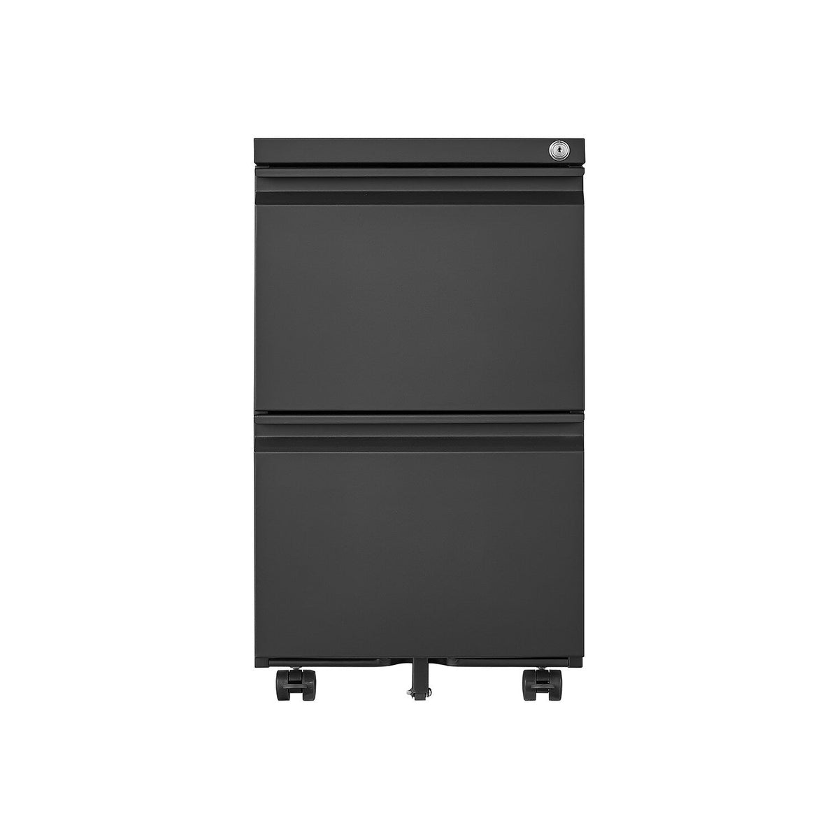 Sumyeg File cabinet Black 2-Drawer 15.35-in File Cabinet