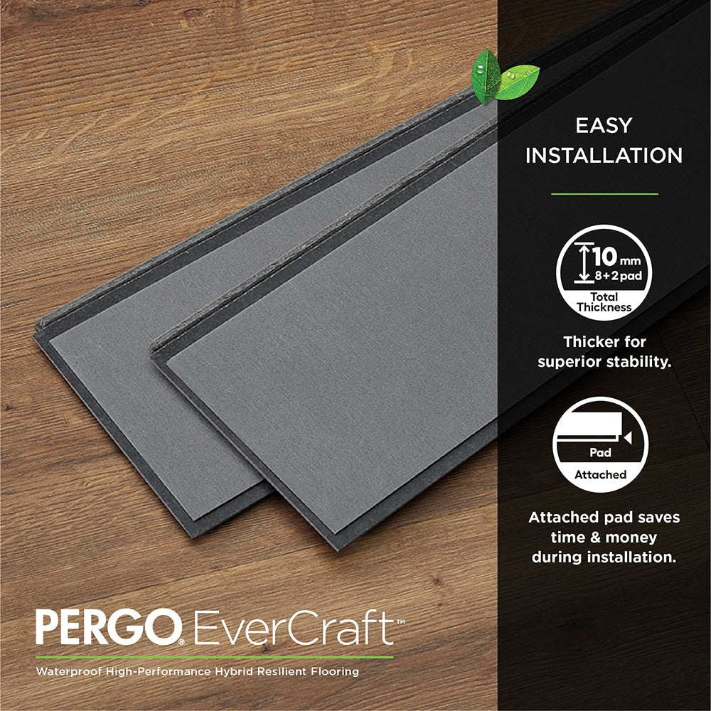 Pergo EverCraft Denali Peak Oak Waterproof Hybrid Flooring
