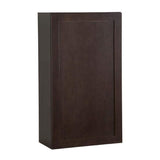 Hampton Bay Edson Shaker Assembled 24x42x12.5 in. Wall Cabinet in Dusk