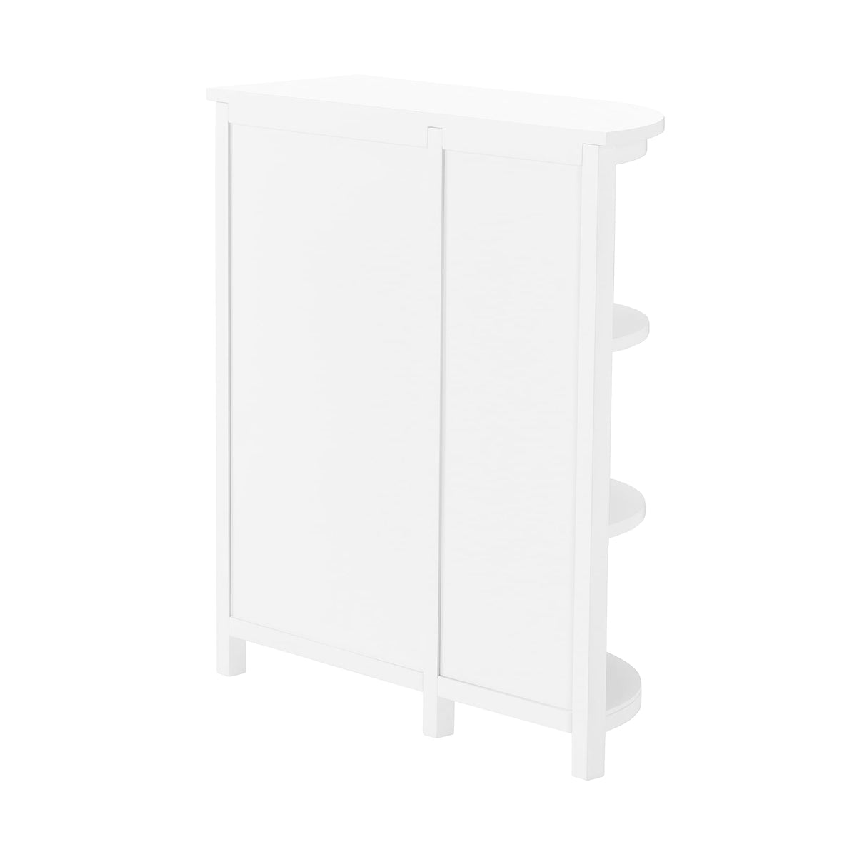 Alaterre Furniture 27-in x 28-in x 10-in White Wood Freestanding Linen Cabinet