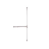 Fire Rated Crash Bar Vertical Surface Rod Exit Device in Aluminum - Super Arbor