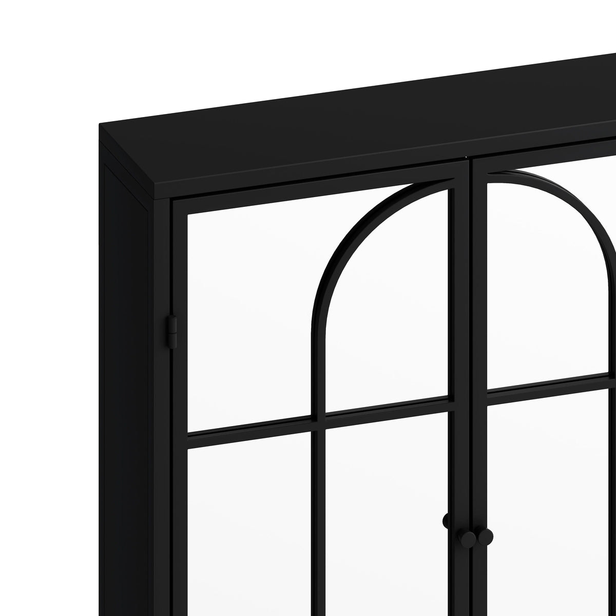 WELLFOR 24-in x 28-in Surface Mount Black Mirrored Soft Close Medicine Cabinet