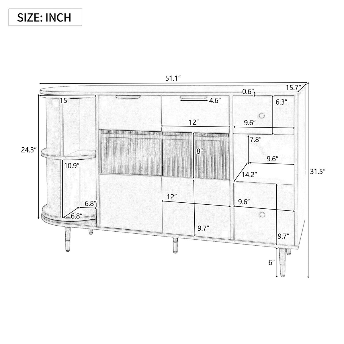 ModernLuxe 15.7-in W x 31.5-in H Mdf Gray Freestanding Utility Storage Cabinet