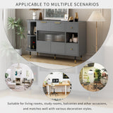 ModernLuxe 15.7-in W x 31.5-in H Mdf Gray Freestanding Utility Storage Cabinet