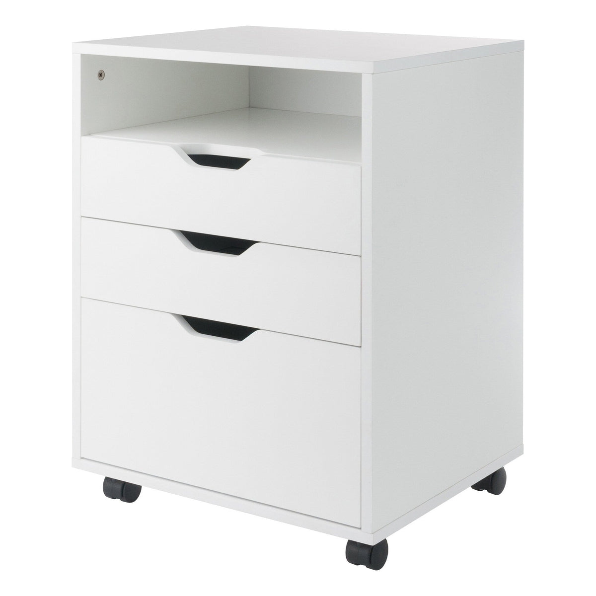 Winsome Wood Halifax White 4-Drawer 19.21-in File Cabinet