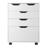 Winsome Wood Halifax White 4-Drawer 19.21-in File Cabinet