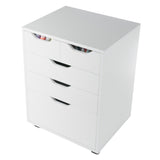 Winsome Wood Halifax White 4-Drawer 19.21-in File Cabinet