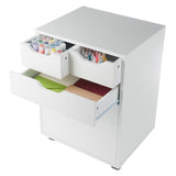Winsome Wood Halifax White 4-Drawer 19.21-in File Cabinet