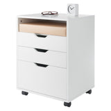 Winsome Wood Halifax White 4-Drawer 19.21-in File Cabinet