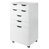 Winsome Wood Halifax White 6-Drawer 19.21-in File Cabinet