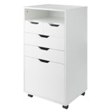 Winsome Wood Halifax White 6-Drawer 19.21-in File Cabinet