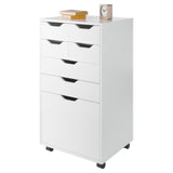 Winsome Wood Halifax White 6-Drawer 19.21-in File Cabinet