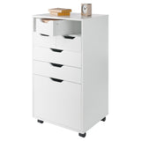 Winsome Wood Halifax White 6-Drawer 19.21-in File Cabinet