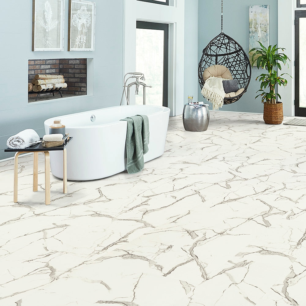 Pergo DuraCraft Verona Marble Waterproof Vinyl Tile with Stone Look