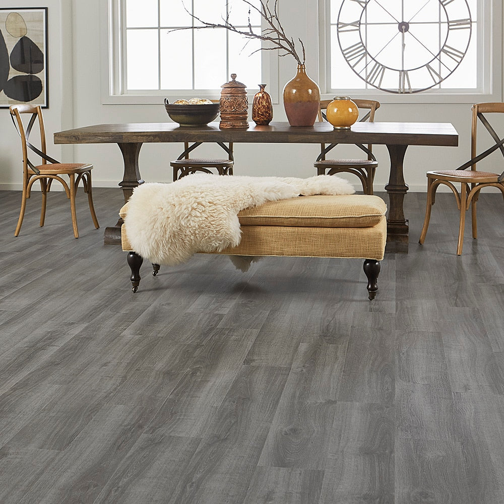 Pergo DuraCraft Castleton Gray Waterproof Luxury Vinyl Plank Flooring