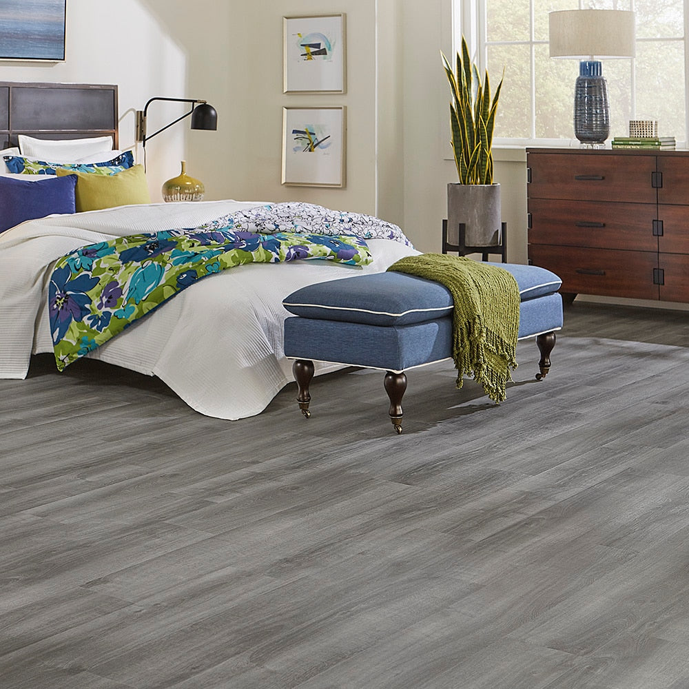 Pergo DuraCraft Castleton Gray Waterproof Luxury Vinyl Plank Sample