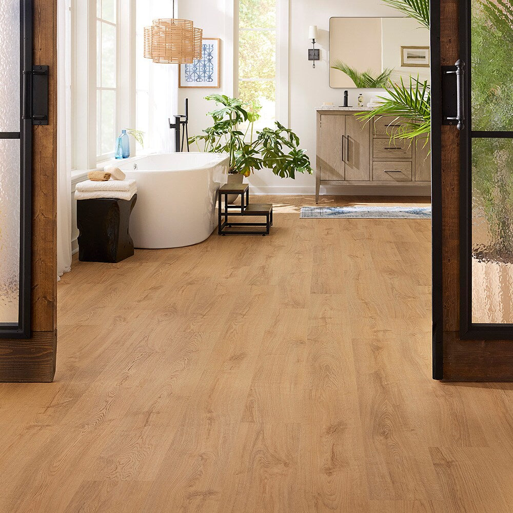Pergo DuraCraft Waterproof Luxury Vinyl Plank Flooring, Bruges Oak Brown