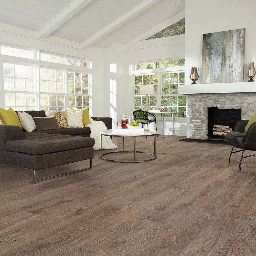 Pergo DuraCraft Dresden Oak Gray Luxury Vinyl Plank Sample