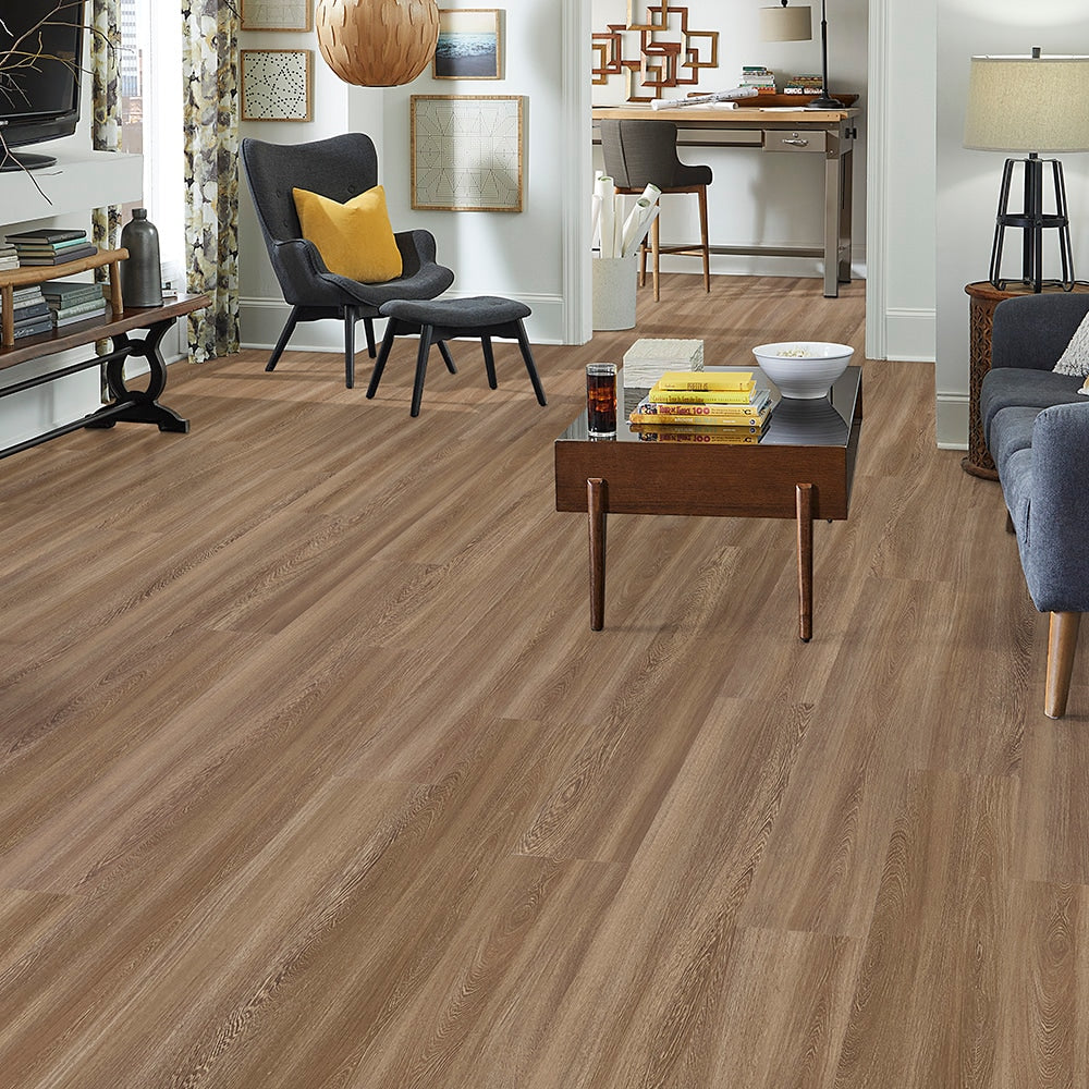 Pergo DuraCraft Breman Oak Brown Waterproof Luxury Vinyl Plank Flooring - 17.32 sq ft/Carton