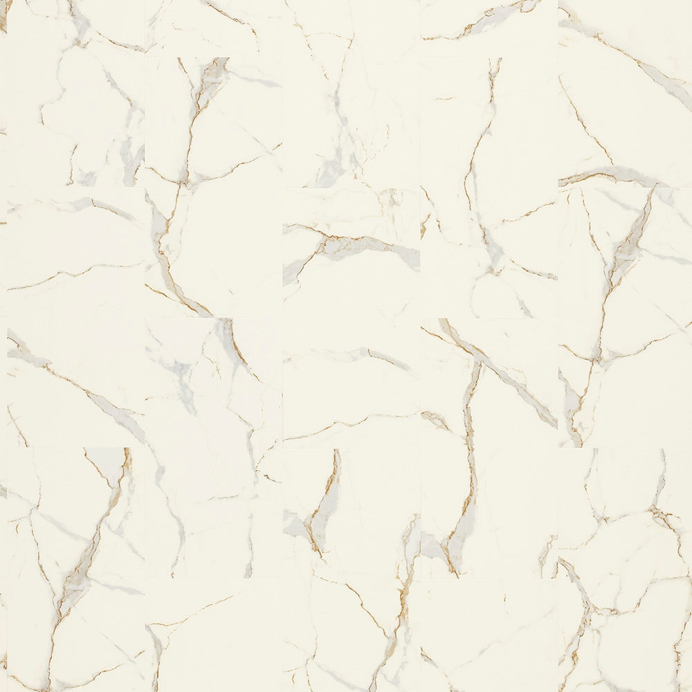 Pergo Rome Marble White Waterproof Luxury Vinyl Tile Flooring