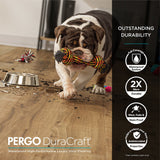 Pergo DuraCraft Lourdes Oak Gray Luxury Vinyl Plank - Waterproof 22-mil