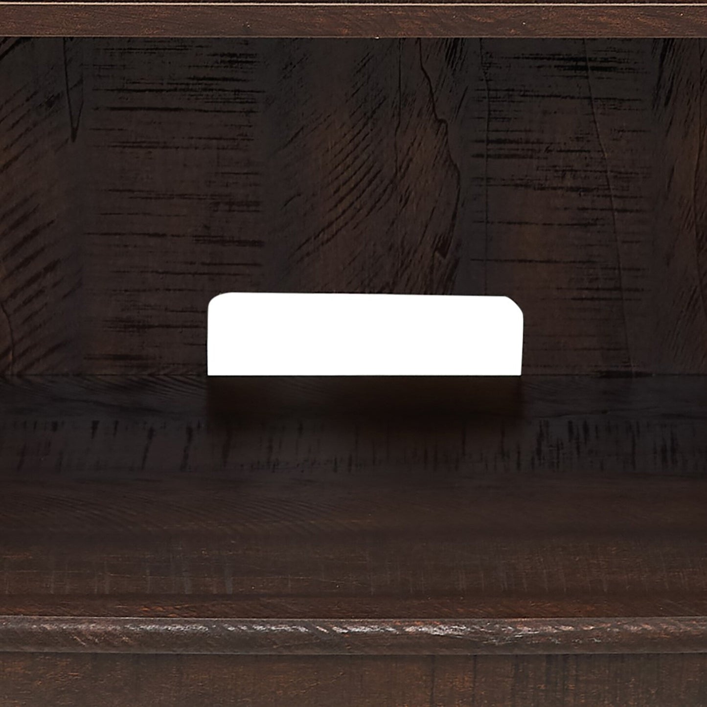 Fun Orange TV-STAND Farmhouse/Rustic Espresso Tv Cabinet (Accommodates TVs up to 65-in)