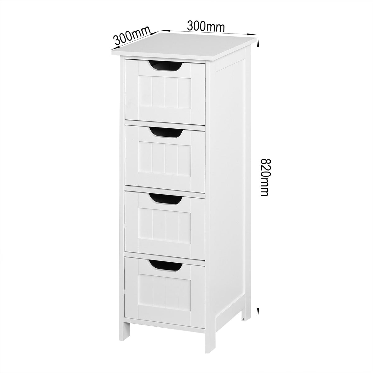 Siavonce 11.8-in W x 11.8-in H Mdf White Freestanding or Wall-mount Utility Storage Cabinet