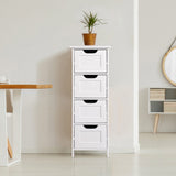 Siavonce 11.8-in W x 11.8-in H Mdf White Freestanding or Wall-mount Utility Storage Cabinet