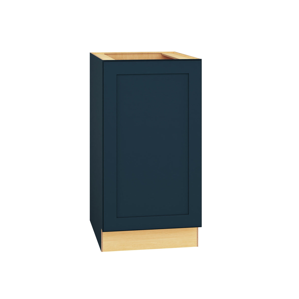 Diamond Express Jamestown 18-in W x 34.5-in H x 24-in D Regatta Blue Base Fully Assembled Plywood Cabinet (Recessed Panel Shaker Door Style)