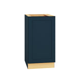 Diamond Express Jamestown 18-in W x 34.5-in H x 24-in D Regatta Blue Base Fully Assembled Plywood Cabinet (Recessed Panel Shaker Door Style)