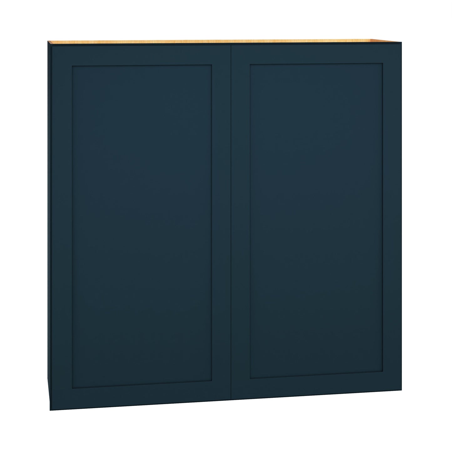 Diamond Express Jamestown 42-in W x 42-in H x 12-in D Regatta Blue Wall Fully Assembled Plywood Cabinet (Recessed Panel Shaker Door Style)