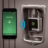 Bluetooth 1-29/32 in. Wide Zinc Indoor Personal Use Padlock - Super Arbor