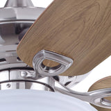 Harbor Breeze Coastal Creek 52-in Brushed Nickel LED Indoor Ceiling Fan with Light Kit (5-Blade)