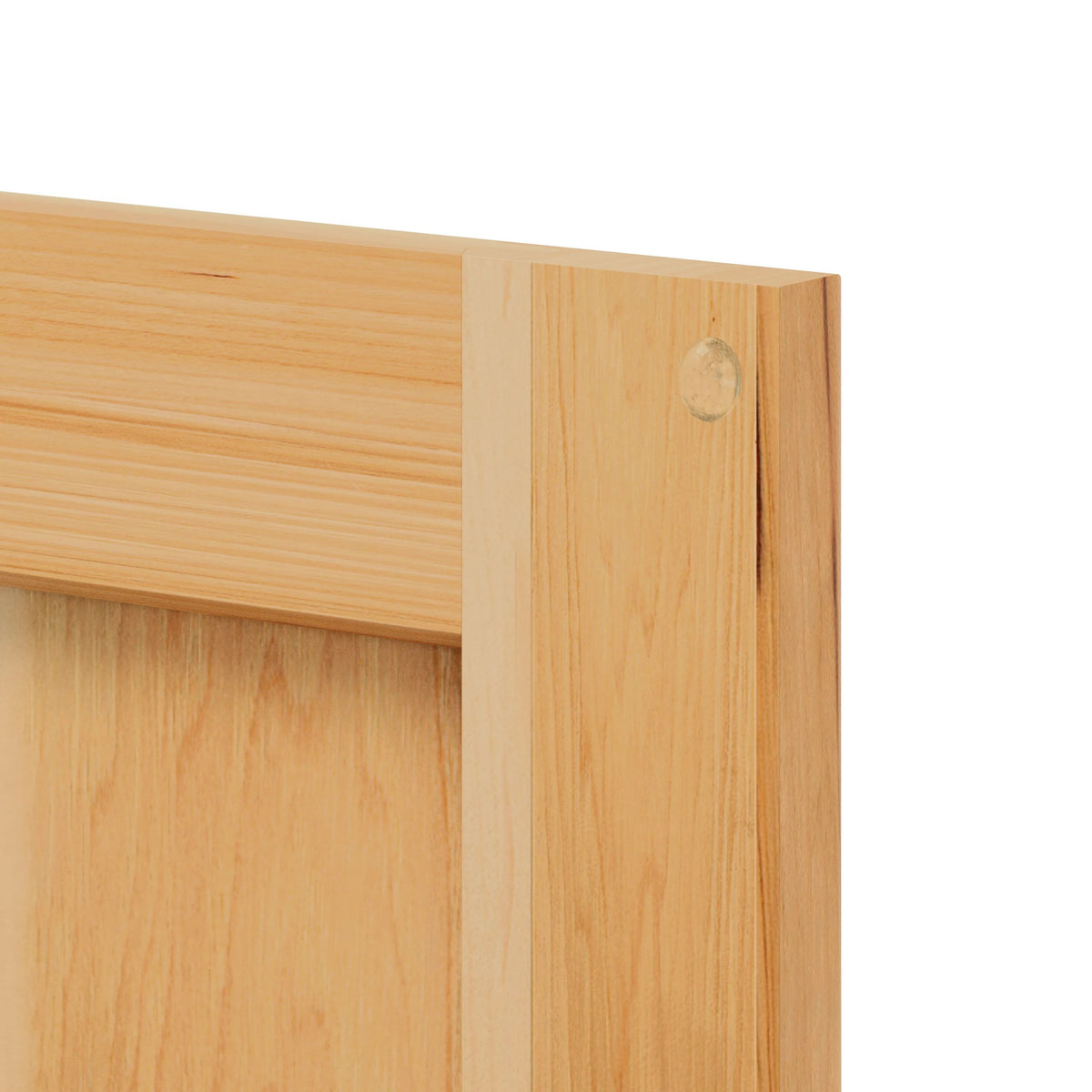 Project Source Branson 36-in W x 12-in H x 12-in D Hickory Wall Fully Assembled Cabinet (Recessed Panel Shaker Door Style)