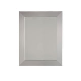 Style Selections 22.5-in x 30.5-in Surface/Recessed Mount Brushed Nickel Mirrored Soft Close Medicine Cabinet