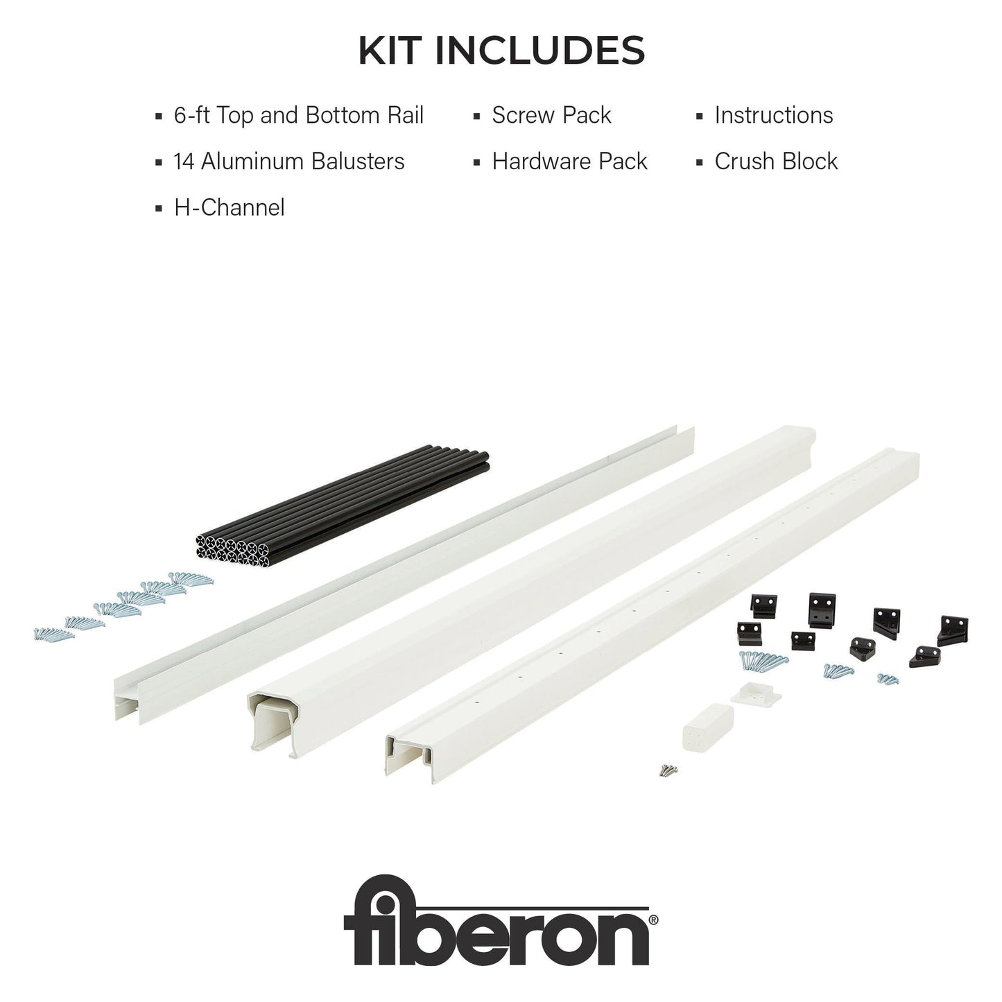 Fiberon Countryside PVC Deck Rail Kit