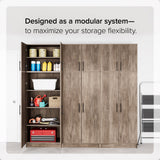 Prepac Elite 32-in W x 65-in H Wood Composite Drifted Gray Freestanding Utility Storage Cabinet