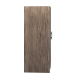 Prepac Elite 32-in W x 65-in H Wood Composite Drifted Gray Freestanding Utility Storage Cabinet