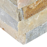 Satori 6-Pack Desert Quartz Ledgestone Corner 6-in x 18-in Natural Stone Wall Tile