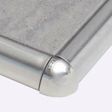Round Edge 3/8 in. Satin Nickel Inside Corner