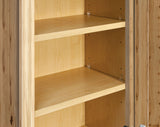 Project Source Branson 30-in W x 12-in H x 12-in D Hickory Wall Fully Assembled Cabinet (Recessed Panel Shaker Door Style)