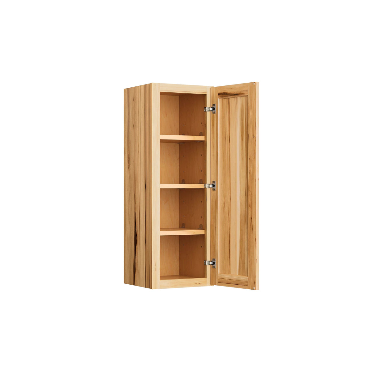 Project Source Branson 12-in W x 36-in H x 12-in D Hickory Base Fully Assembled Cabinet (Recessed Panel Shaker Door Style)