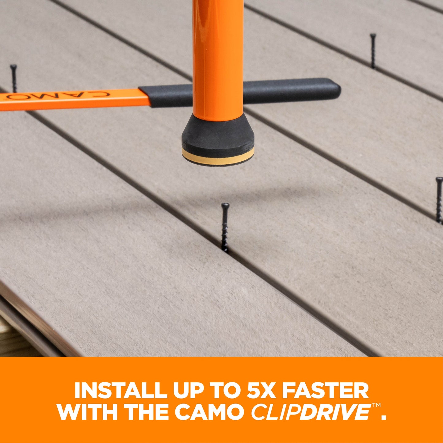 CAMO Edge Clip 1.75-in Black Hidden Deck Fastener 50-sq ft (90-Pack)
