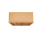 Project Source Branson 36-in W x 12-in H x 12-in D Hickory Wall Fully Assembled Cabinet (Recessed Panel Shaker Door Style)