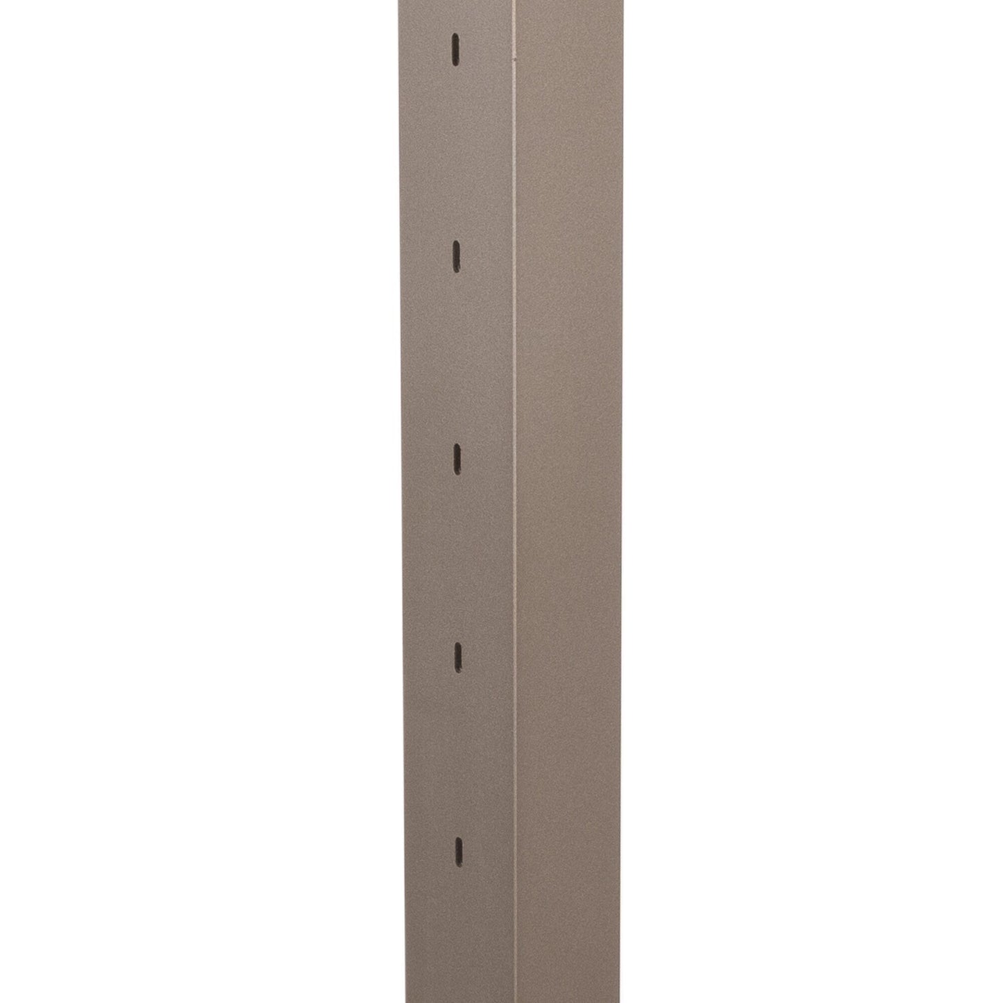 Deckorators Contemporary Cable 2.5-in x 2.5-in x 4-1/2-ft Textured Bronze Aluminum Deck Middle Stair Post