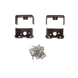 Deckorators 2.5-in x 2.4375-in Cable Railing Weathered Brown Aluminum Rail Bracket (2-Pack)