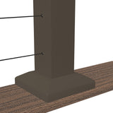Deckorators Contemporary Cable 8-ft x 42-in Textured Bronze Aluminum Deck Cable Rail Kit
