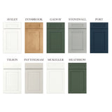 allen + roth Pattingham 36-in W x 21-in H x 24-in D Harbor Blind Wall Fully Assembled Cabinet (Raised Panel Square Door Style)